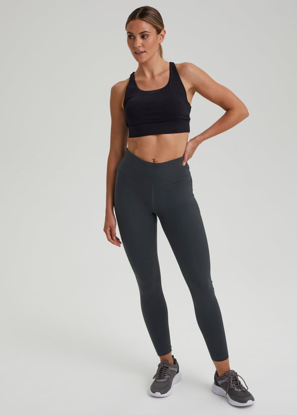Souluxe Charcoal Sports Leggings Matalan