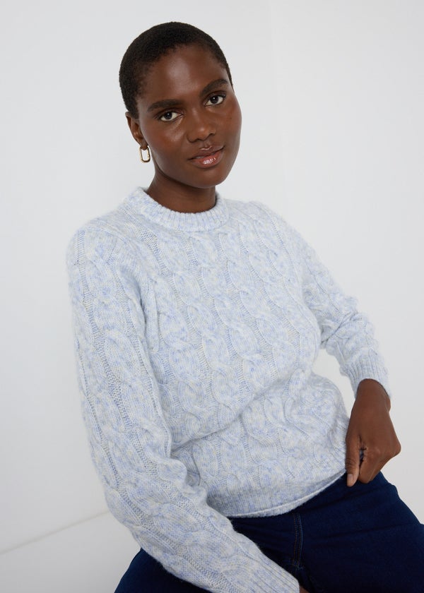 Teal knit jumper hot sale