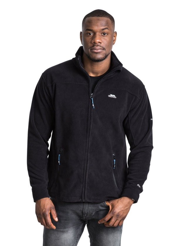 Trespass Black Bernal Full Zip Fleece Jacket - Matalan