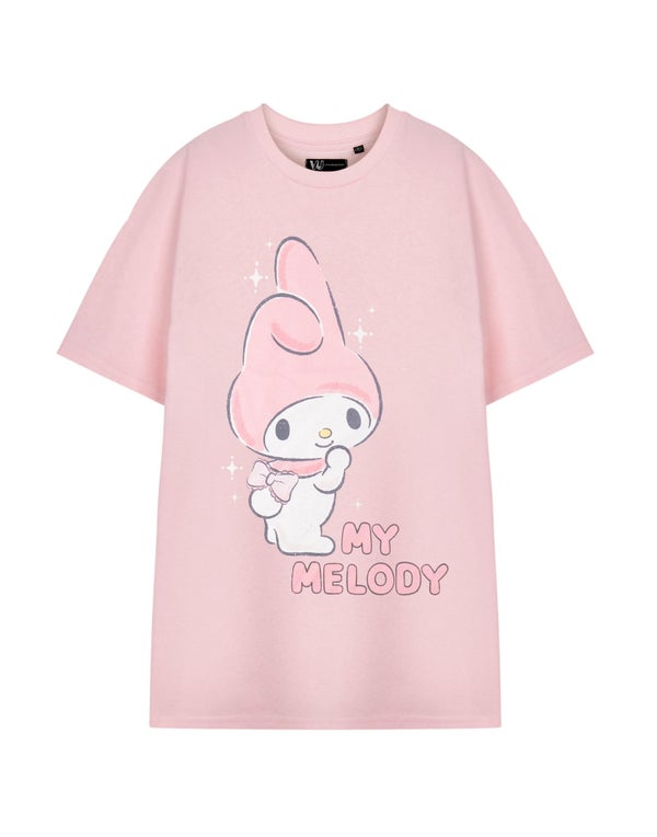 Hello Kitty My Melody Pink T-Shirt - Matalan