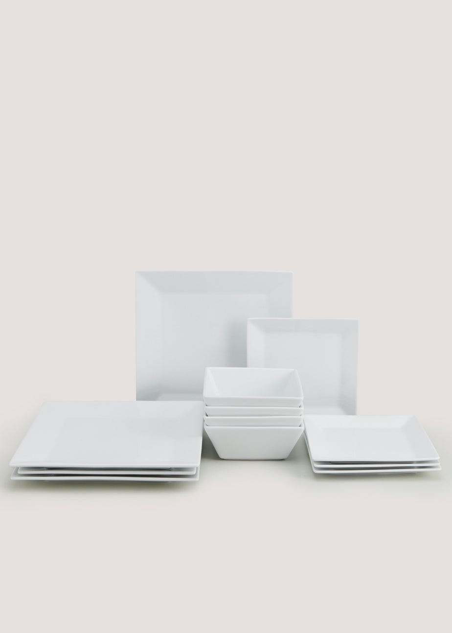 12 Piece Chicago Square Dinner Set