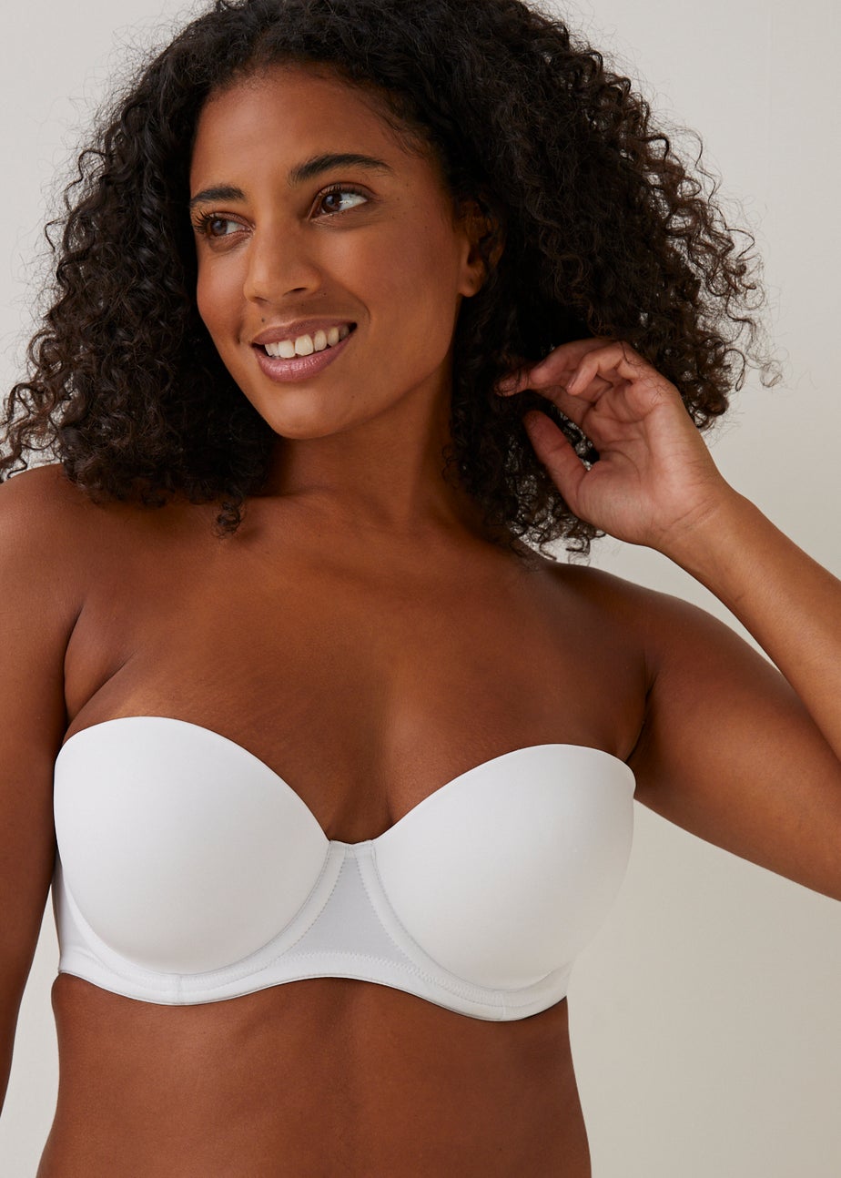 DD+ White Multiway Bra