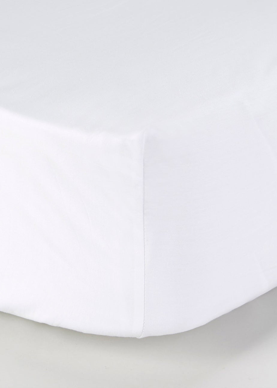 100% Cotton Percale Deep Fitted Bed Sheet (200 Thread Count)