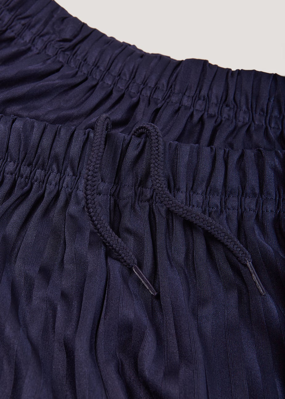 Kids 2 Pack Navy School Sport Shorts (3-13yrs)