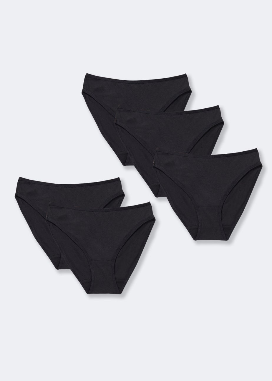 5 Pack High Leg Knickers