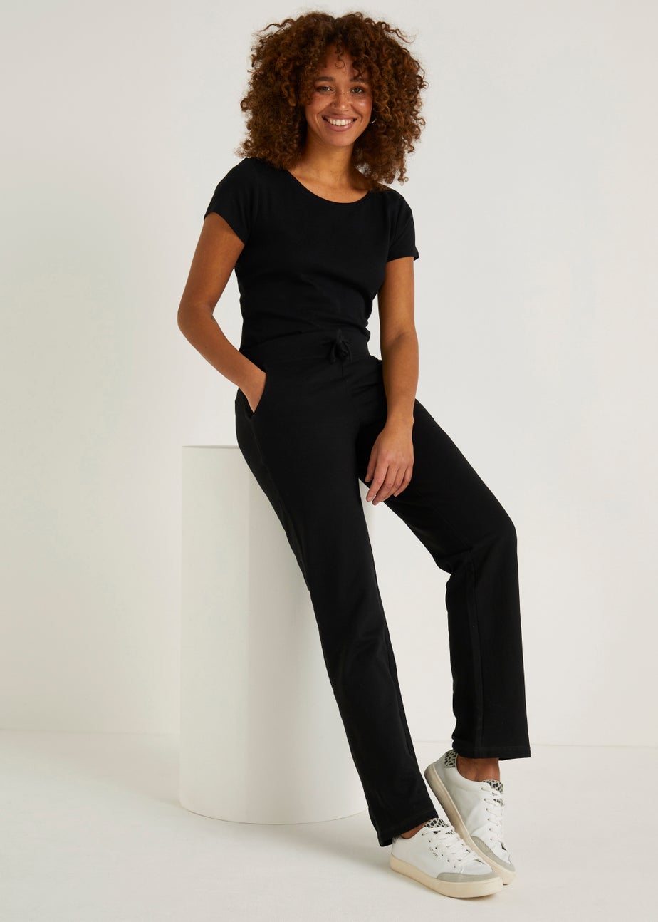 Black Essential Joggers