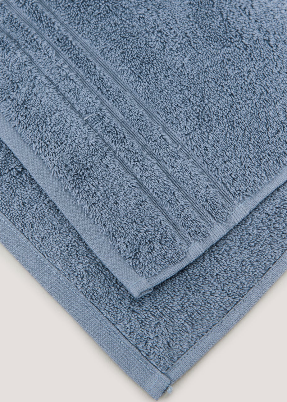 Blue 100% Egyptian Cotton Towels