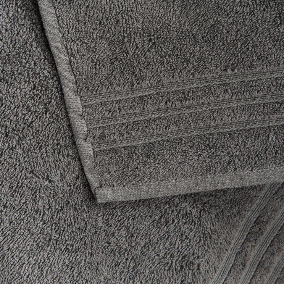 Dark Grey 100% Egyptian Cotton Towels