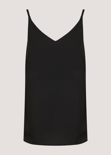 Black Double Strap Cami Top