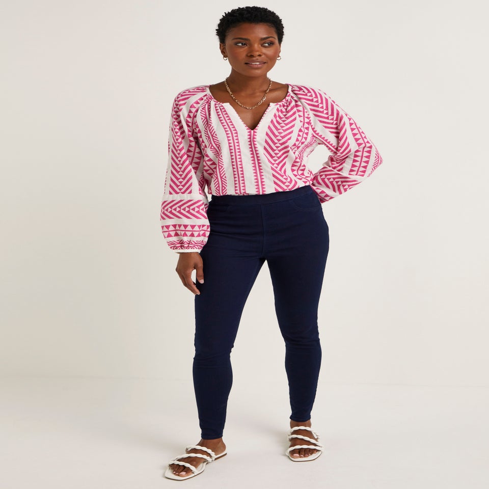 Rosie Rinse Pull On Jeggings