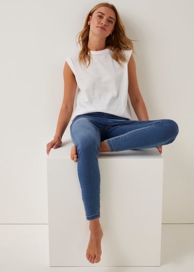 Jessie Mid Wash High Waisted Jeans