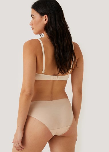 5 Pack Lace Trim High Leg Knickers