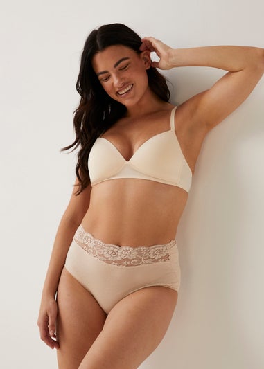 5 Pack Lace Trim Full Knickers