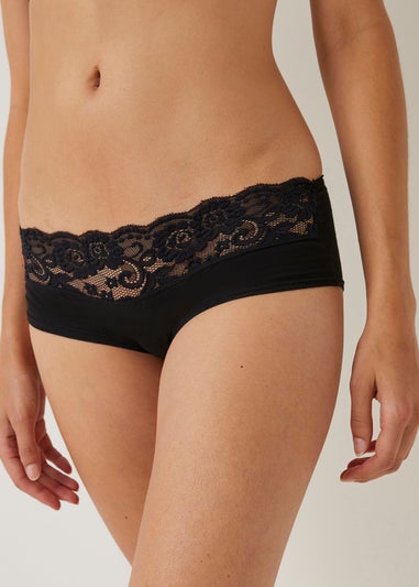 5 Pack Lace Trim Short Knickers