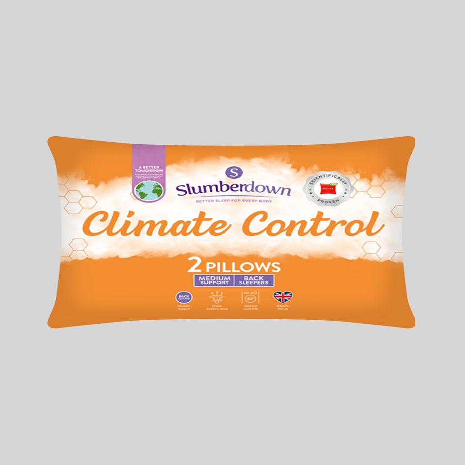 Slumberdown Temperature Climate Control Pillow Pair
