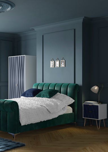 White Cotton Seersucker Duvet Set