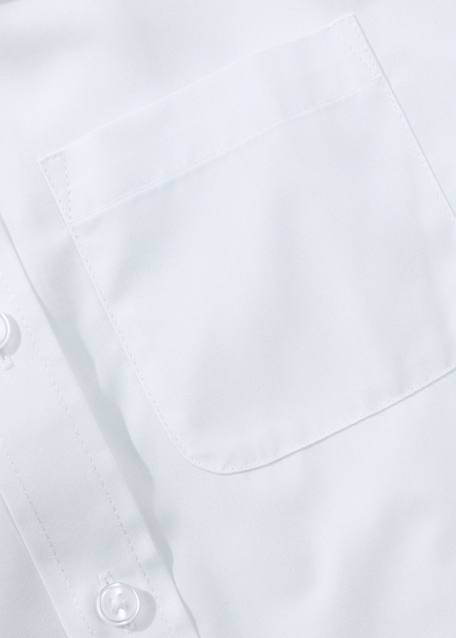 Boys 2 Pack White Short Sleeve School Shirts (4-16yrs)