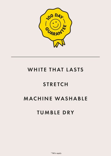 Boys 2 Pack White Skinny Stretch School Shirts (8-16yrs)