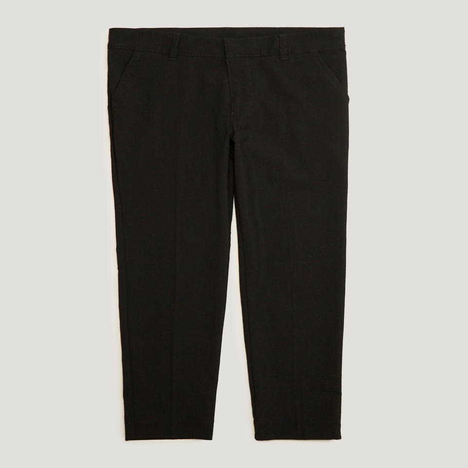 Boys Black Skinny Fit School Trousers (10-16yrs)