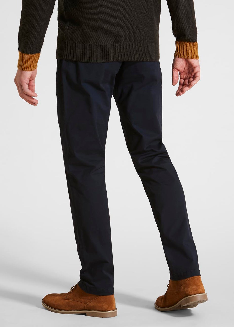 Navy Slim Fit Stretch Chinos