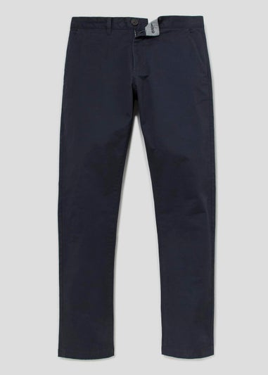 Navy Slim Fit Stretch Chinos