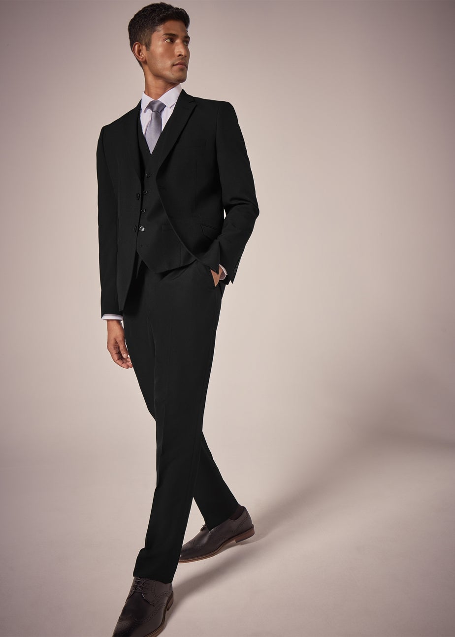 Taylor & Wright Panama Black Tailored Fit Suit Jacket