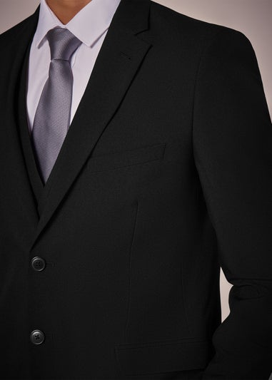Taylor & Wright Panama Black Tailored Fit Suit Jacket