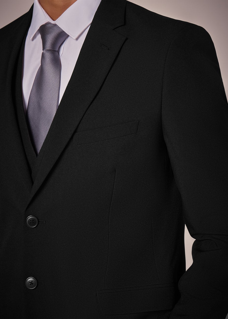 Taylor & Wright Panama Black Tailored Fit Suit Jacket