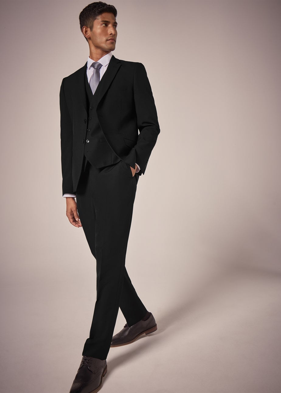 Taylor & Wright Panama Black Tailored Fit Suit Jacket