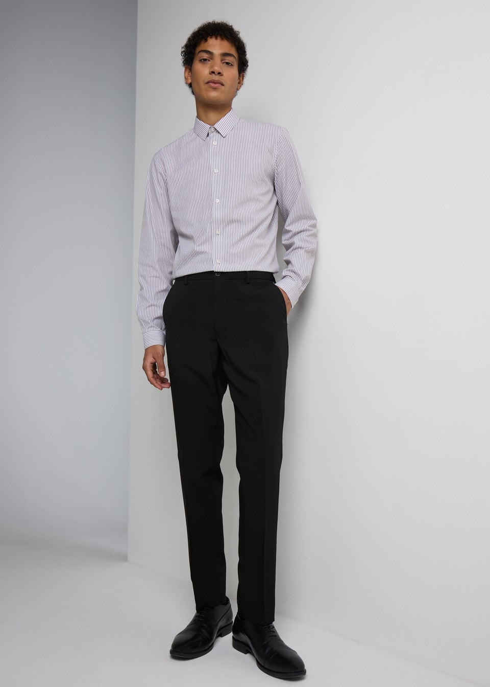 Taylor & Wright Panama Black Tailored Fit Suit Trousers