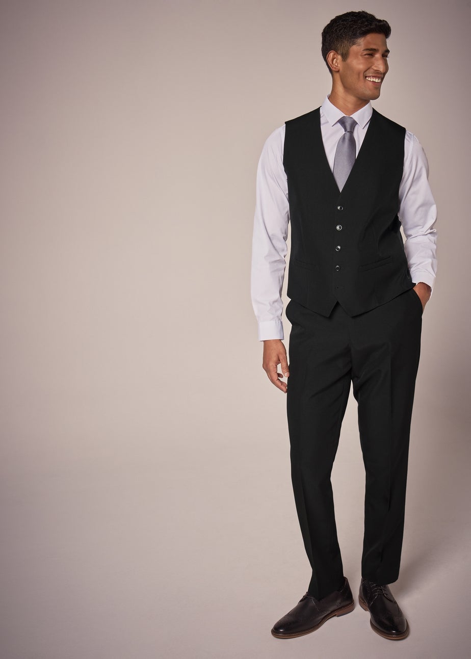 Taylor & Wright Panama Black Suit Waistcoat