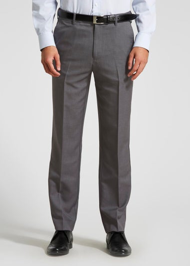 Farah Grey Flexi Waist Trousers