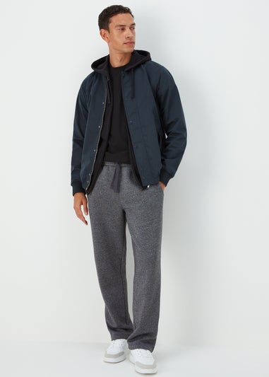 Grey Essential Straight Fit Joggers