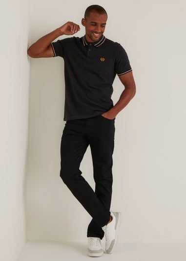 Black Stretch Slim Fit Jeans