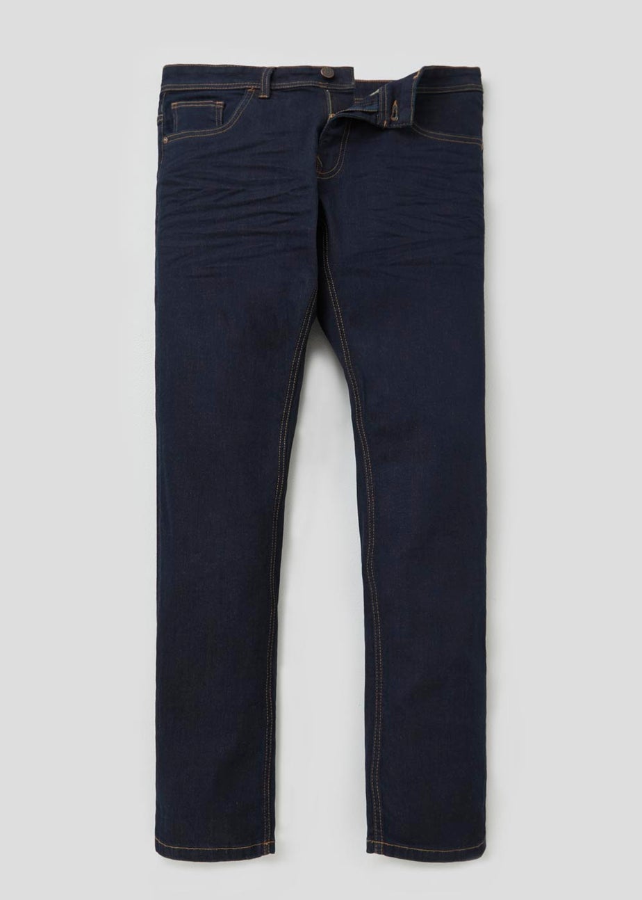 Rinse Wash Stretch Straight Fit Jeans