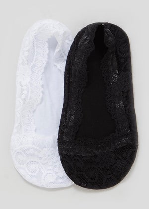Pack Lace Invisible Socks Matalan