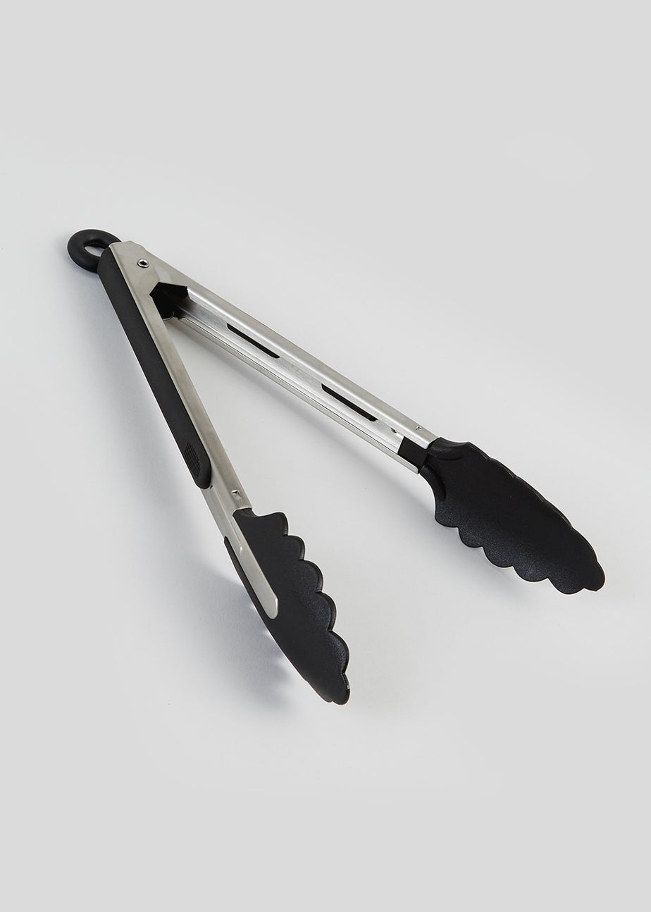 Black Kitchen Tongs