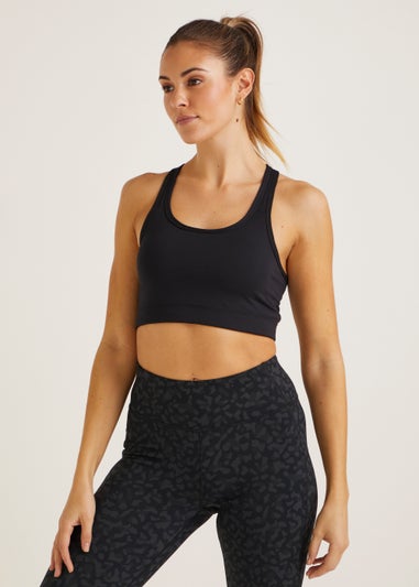 Souluxe Black Padded Sports Bra