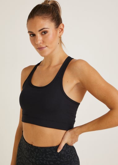 Souluxe Black Padded Sports Bra