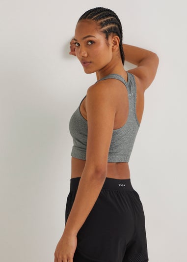 Souluxe Grey Padded Sports Bra