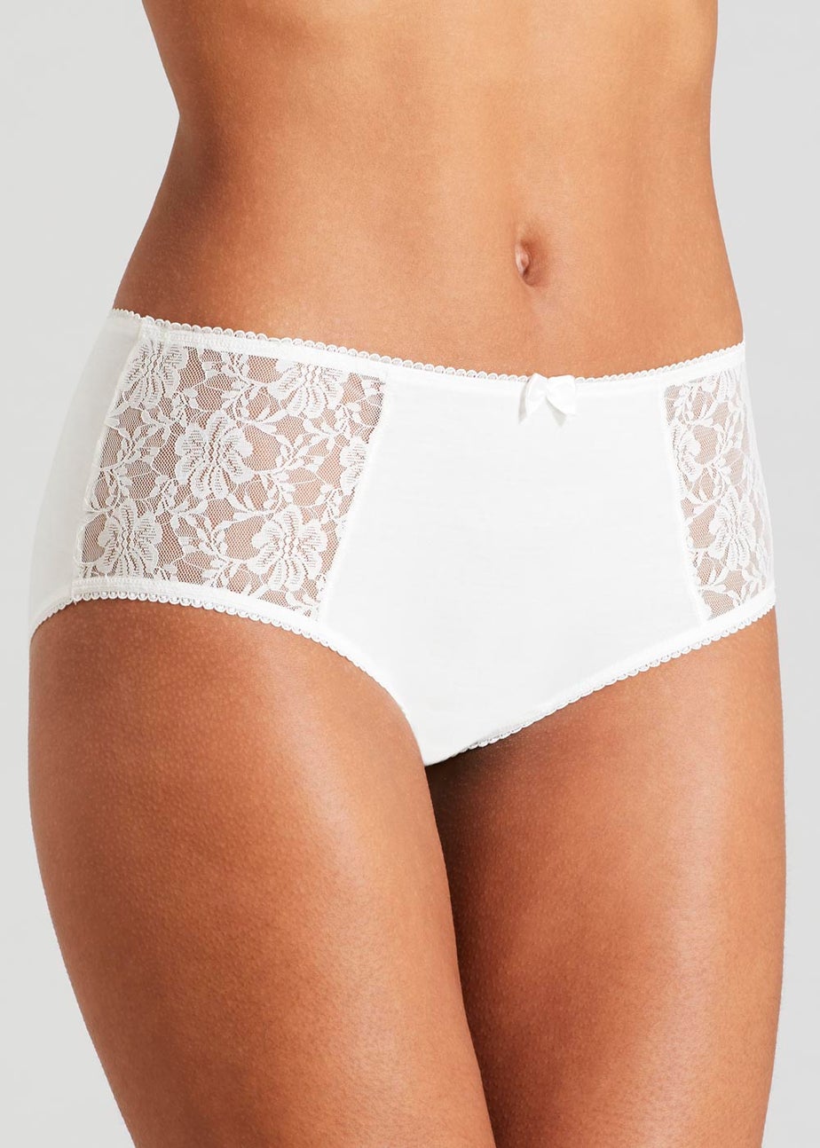 3 Pack Lace Modal Short Knickers