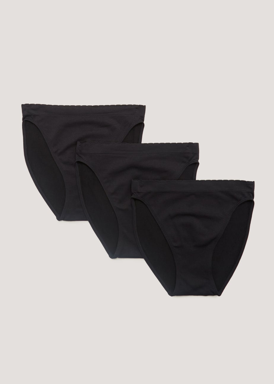 3 Pack Seamless High Leg Knickers