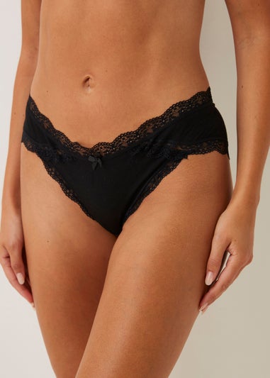 3 Pack Tulip Lace Trim Mini Knickers