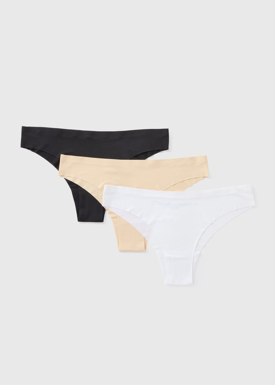 3 Pack No VPL Brazilian Knickers