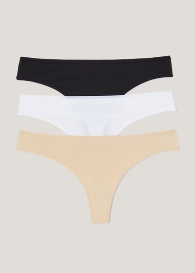 3 Pack No VPL Thongs