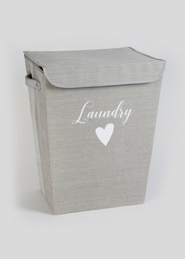 Fabric Laundry Basket (50cm x 40cm x 29cm)