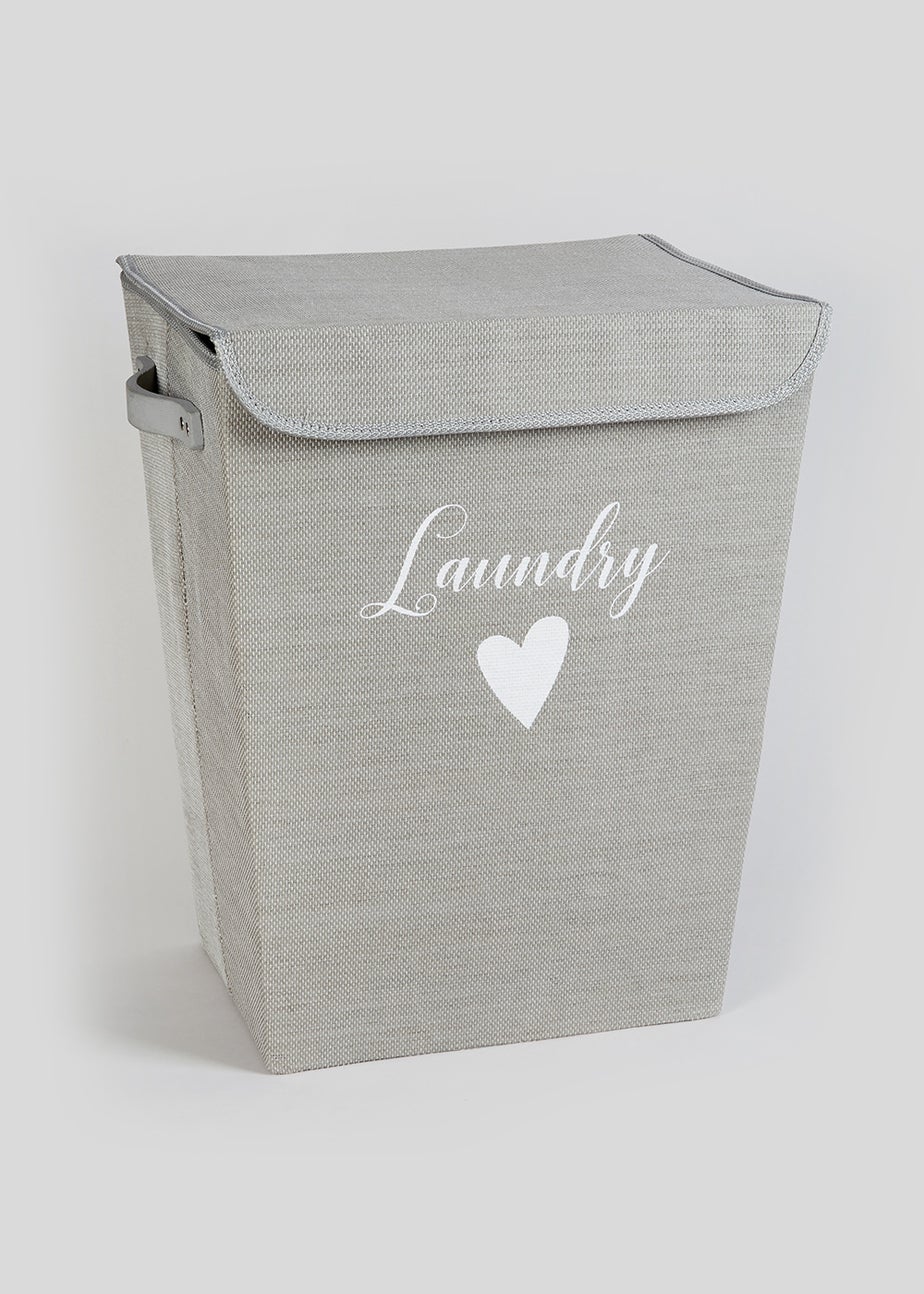 Fabric Laundry Basket (50cm x 40cm x 29cm)