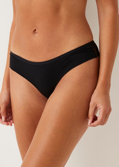 3 Pack No VPL Lace Back Brazilian Knickers