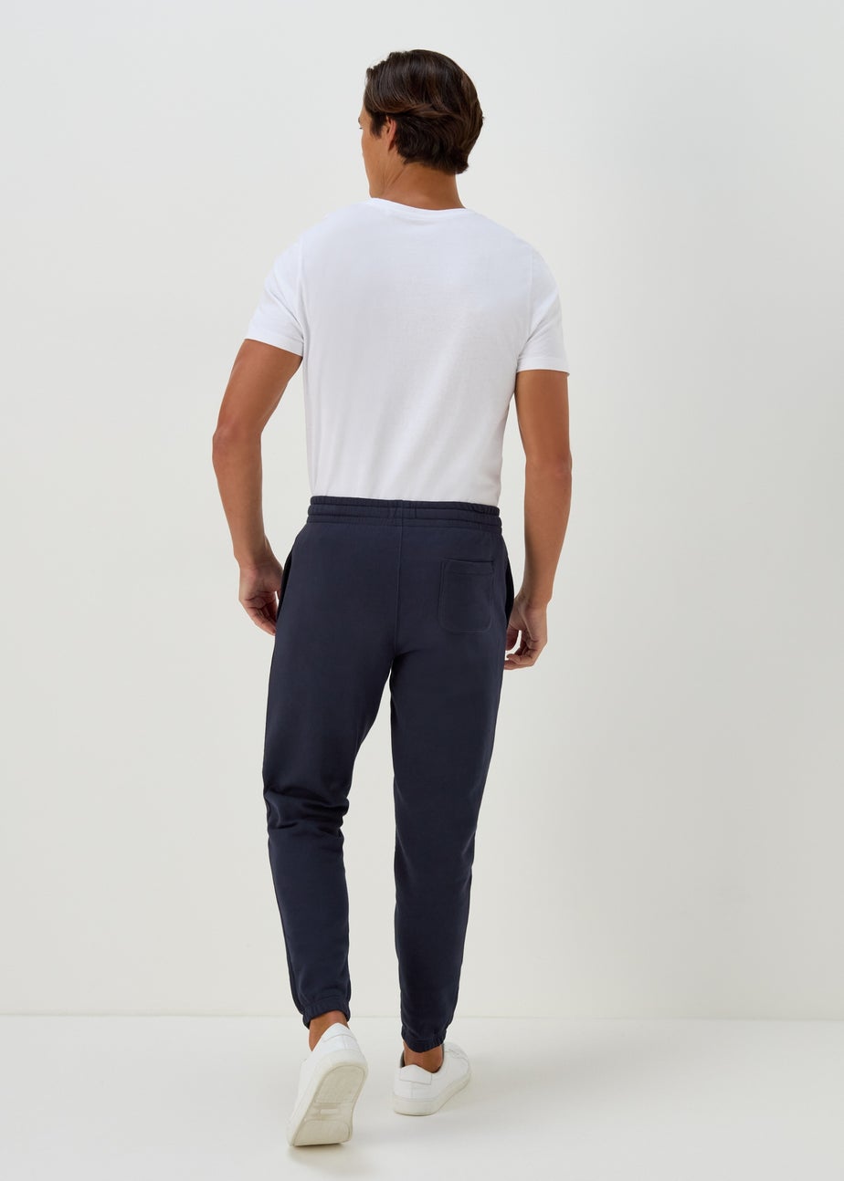 Navy Essential Cuffed Joggers