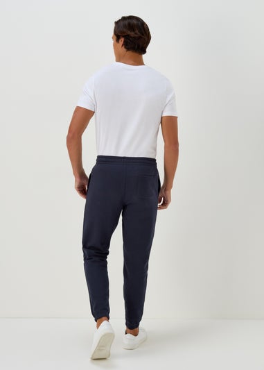 Navy Essential Cuffed Joggers